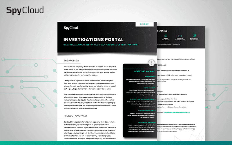 Investigations Portal
