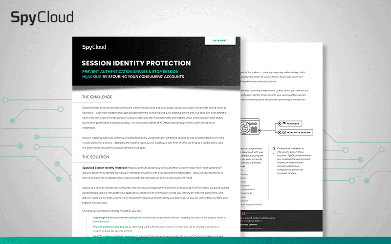 Session Identity Protection – Consumer