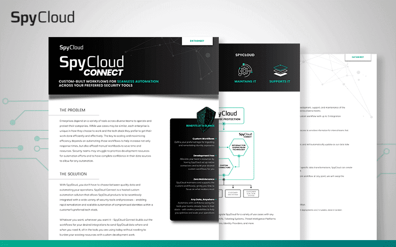 SpyCloud Connect