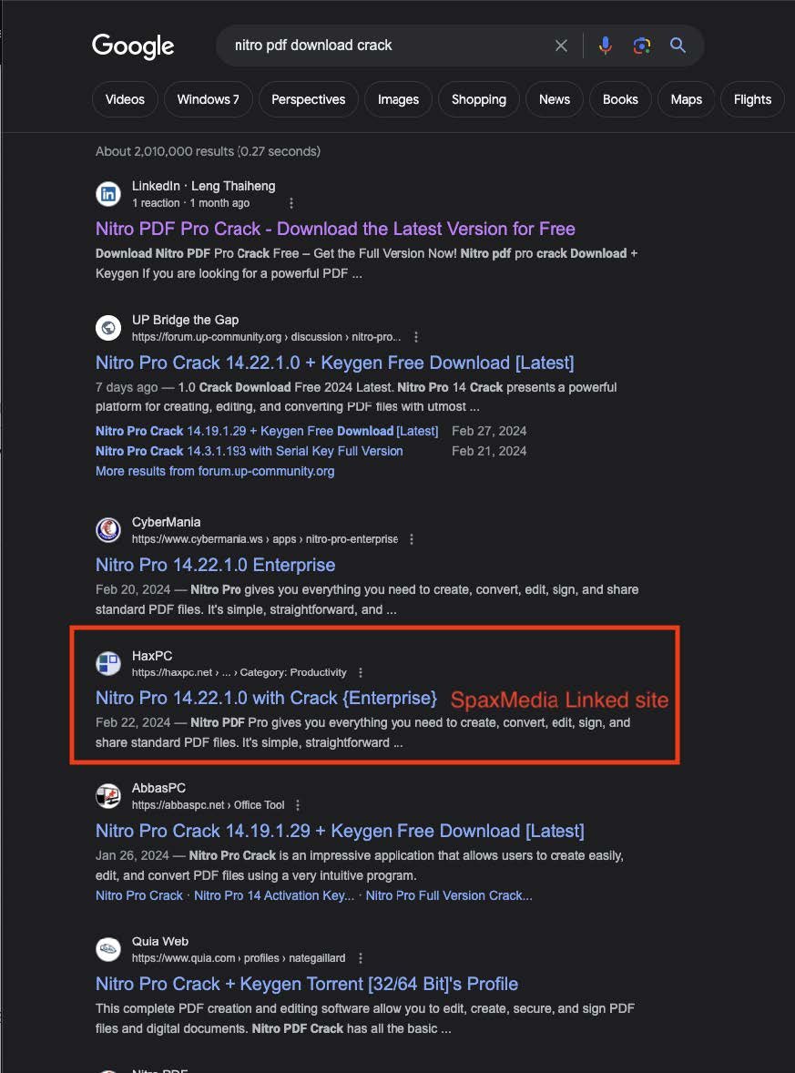 How the Threat Actors at SpaxMedia Distribute Malware Globally