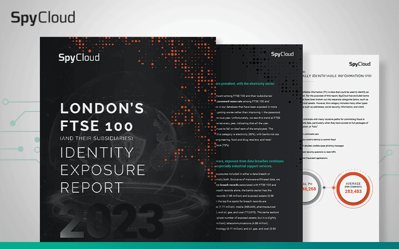 London’s FTSE 100 (and their subsidiaries) Identity Exposure Report 2023
